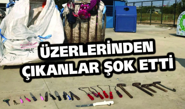 Çekçekçilerin Üzerlerinden Çıkanlar Şok Etti