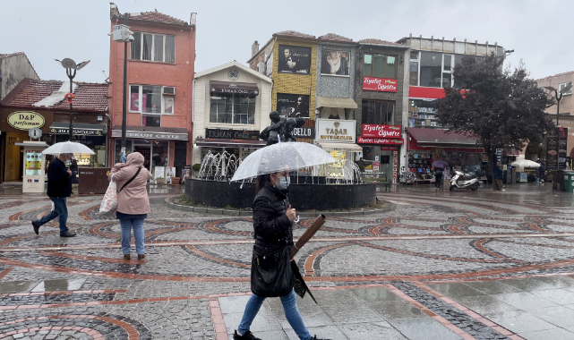 Edirne'de Başlayan Sağanak Gece Etkisini Artıracak