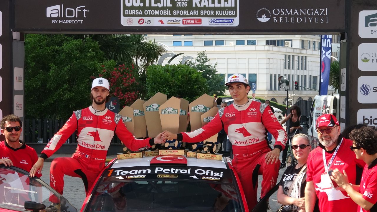 50'nci Yeşil Bursa Rallisi'ni kazananı Kerem Kazaz oldu