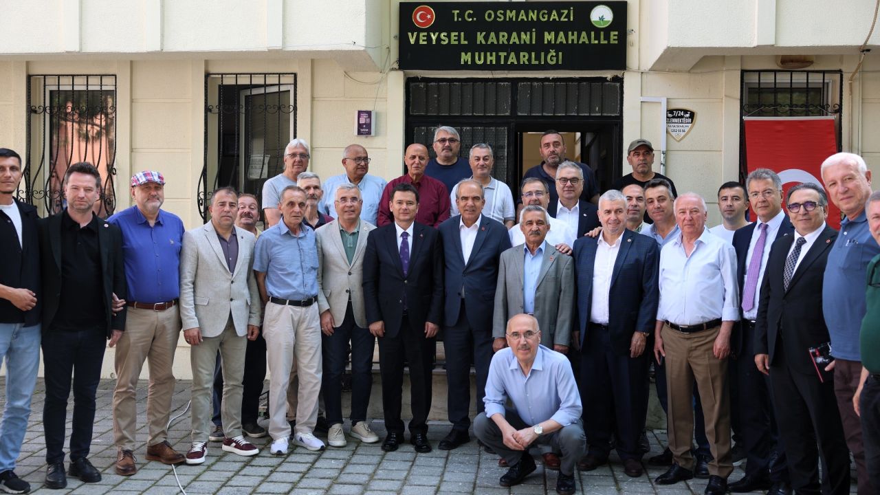 Başkan Aydın Veysel Karani Mahallesi sakinleriyle bir araya geldi