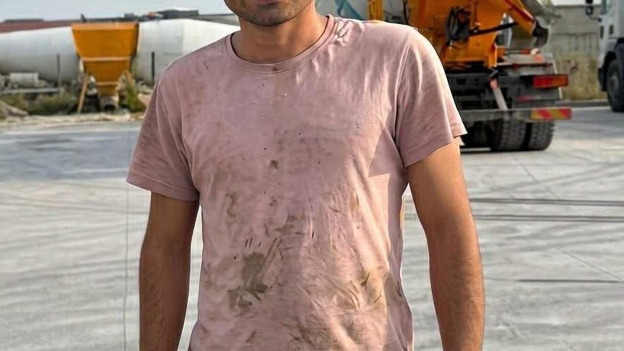 Beton karıştırıcısının içinde sıkışan işçi öldü