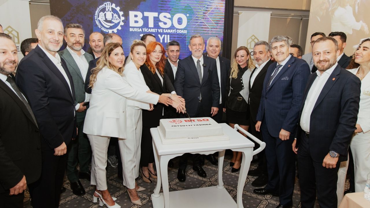 BTSO Yönetim Kurulu Başkanı Burkay TÜGEM Bursa üyeleriyle bu