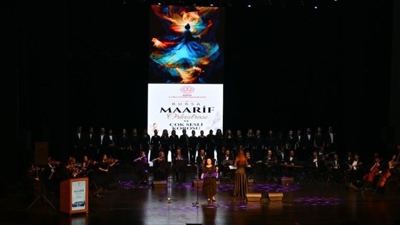 Bursa Maarif Orkestrası ve Çok Sesli Korosu’ndan yıl sonu konseri