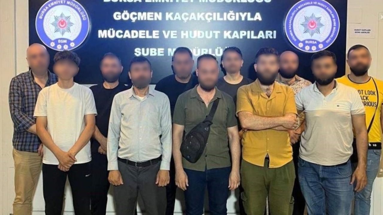 Bursa’da 'göçmen kaçakçılığı'na 2 gözaltı
