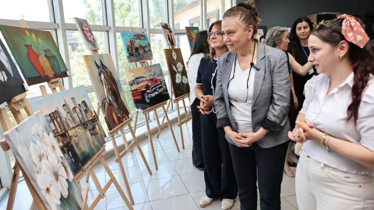 Çalı’da kadınların el emeği eserleri sergiye çıktı