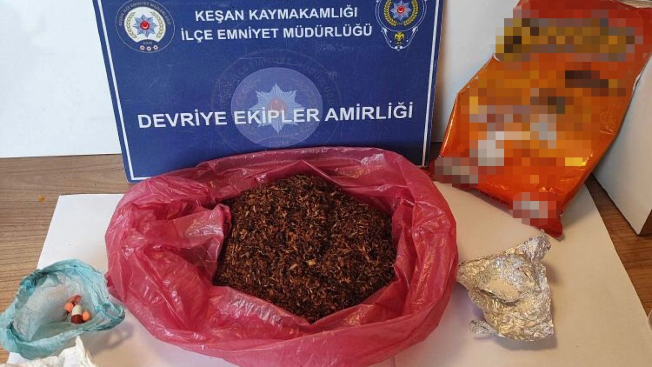 Cips paketine gizlenmiş uyuşturucu ele geçirildi; 