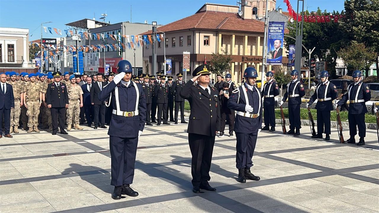 Edirne’de Jandarma Teşkilatı’nın 187’nci kuruluş yıl dönümü kutlandı