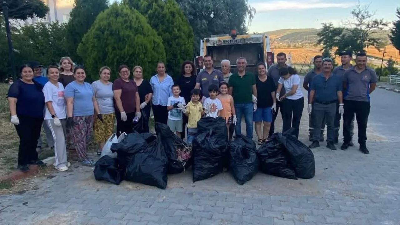 Keşan’da vatandaşlarında katılımıyla çevre temizliği yapıldı