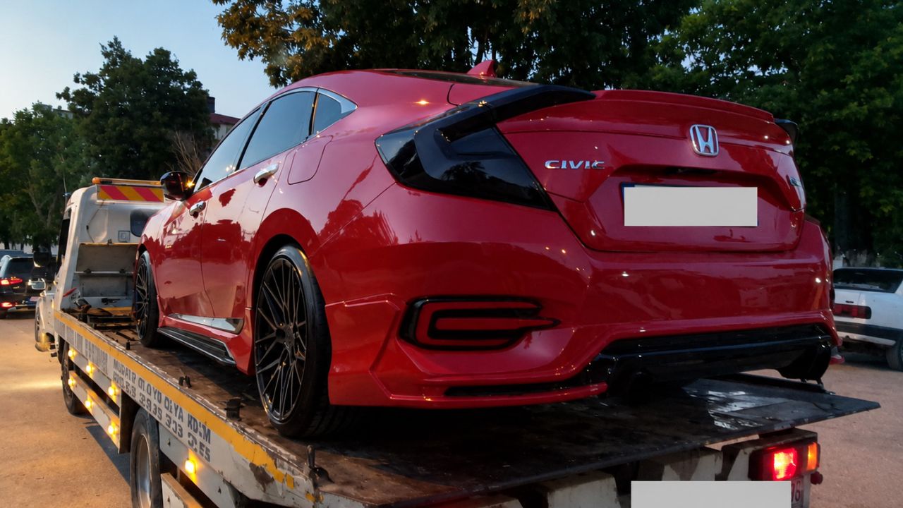 Otomobille drift yapan ve makas atan alkollü sürücüye 257 bin lira ceza
