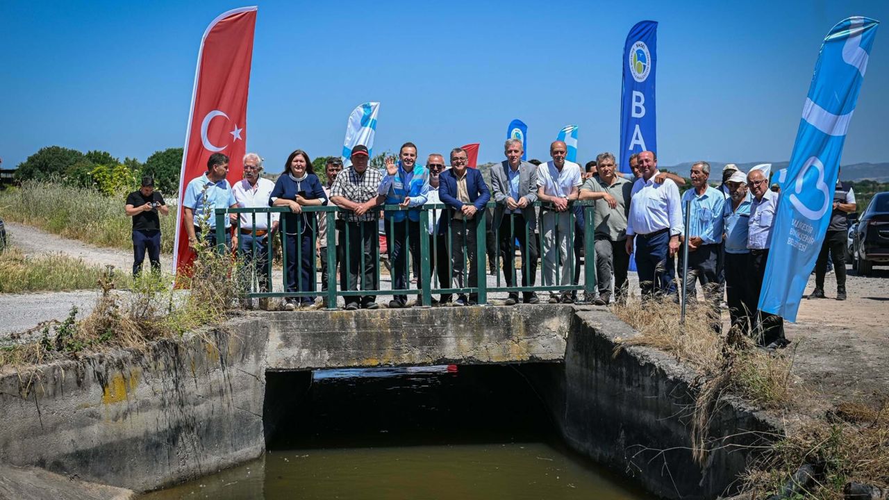 Pamukçu-Aslıhantepecik Ovası 3 yıl sonra sulama suyuna kavuştu
