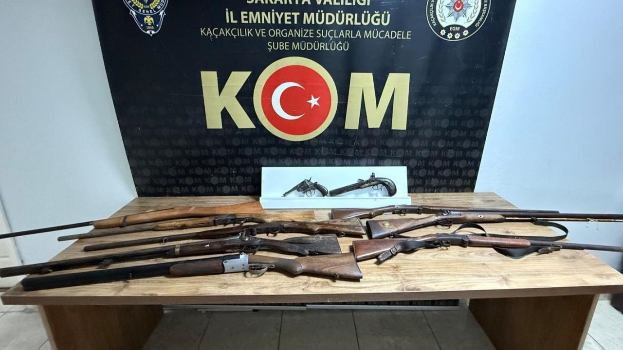 Sakarya'da silah operasyonu