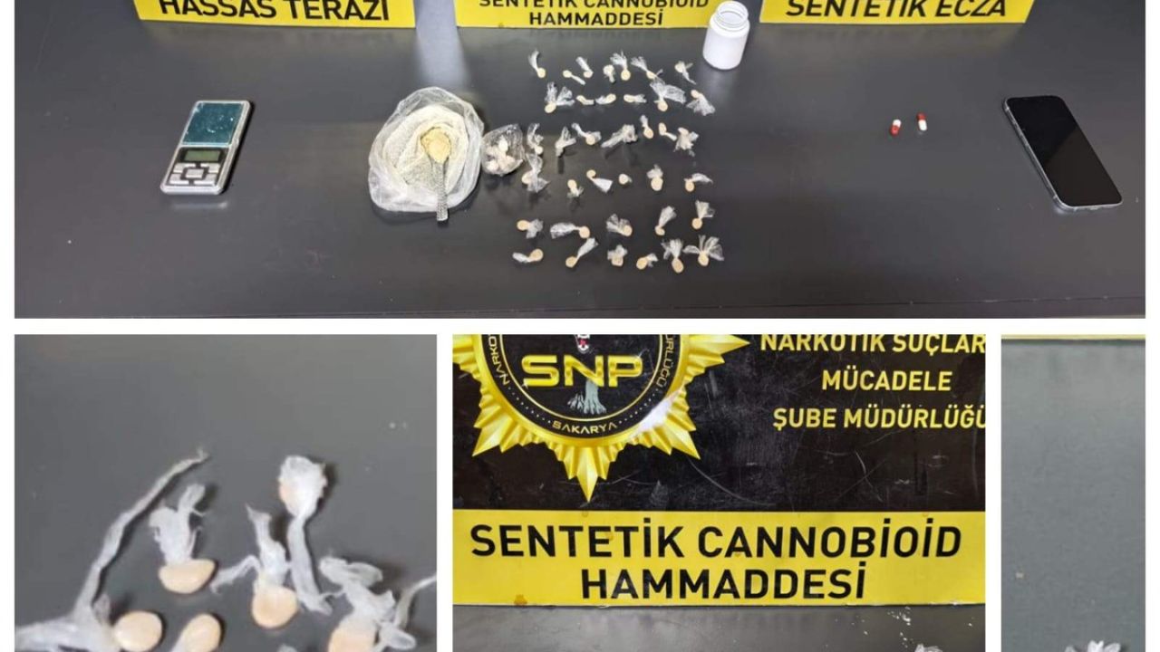 Sakarya'da uyuşturucu operasyonu: 1 tutuklama