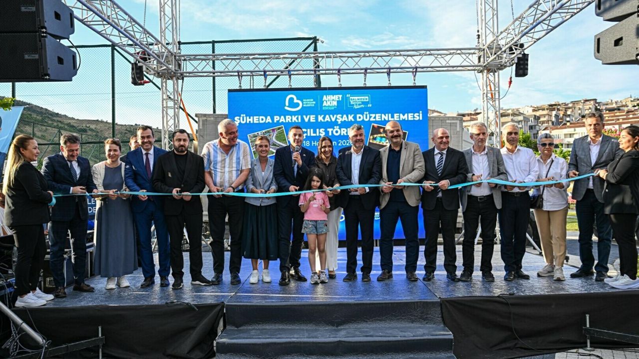 Şüheda Parkı törenle hizmete açıldı