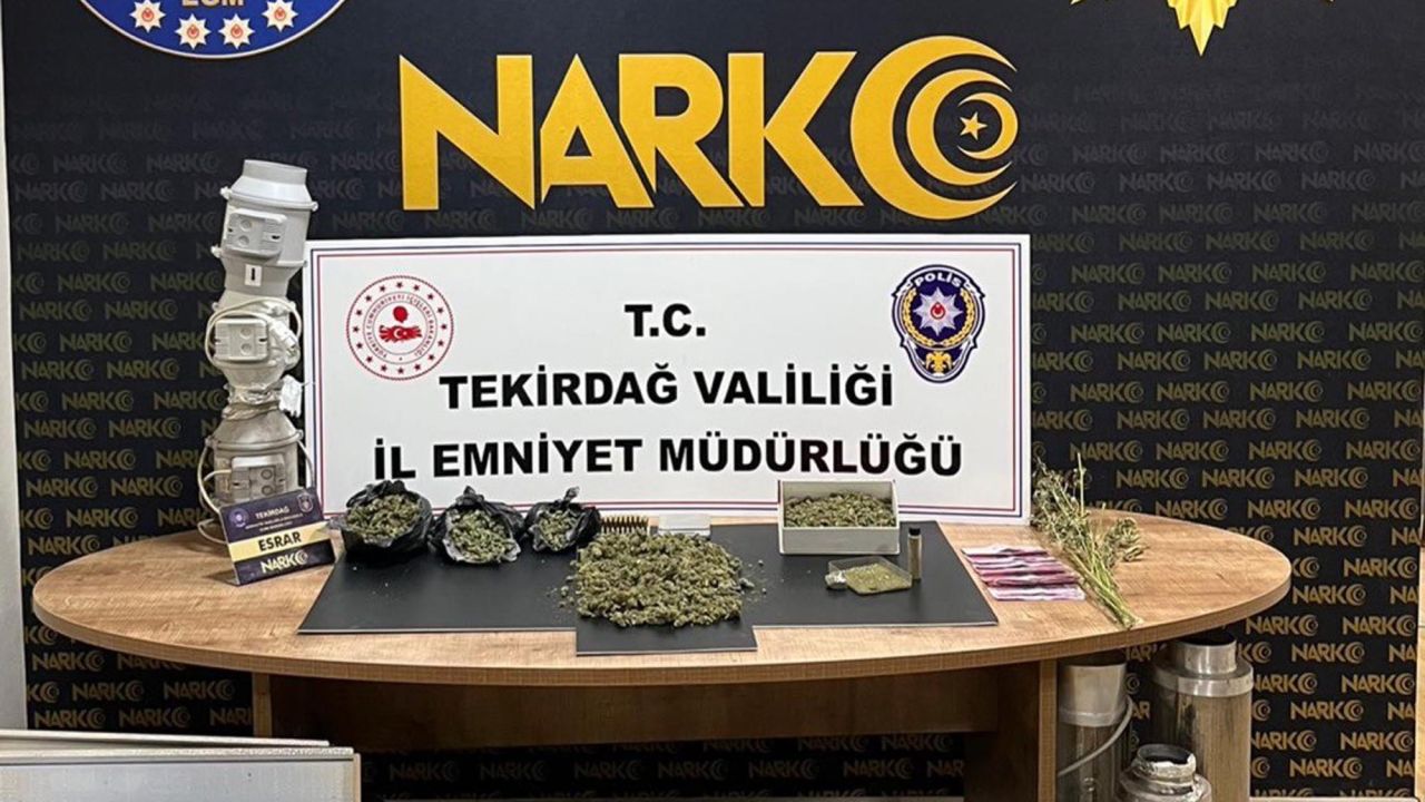 Tekirdağ'da uyuşturucu operasyonlarında 19 tutukla