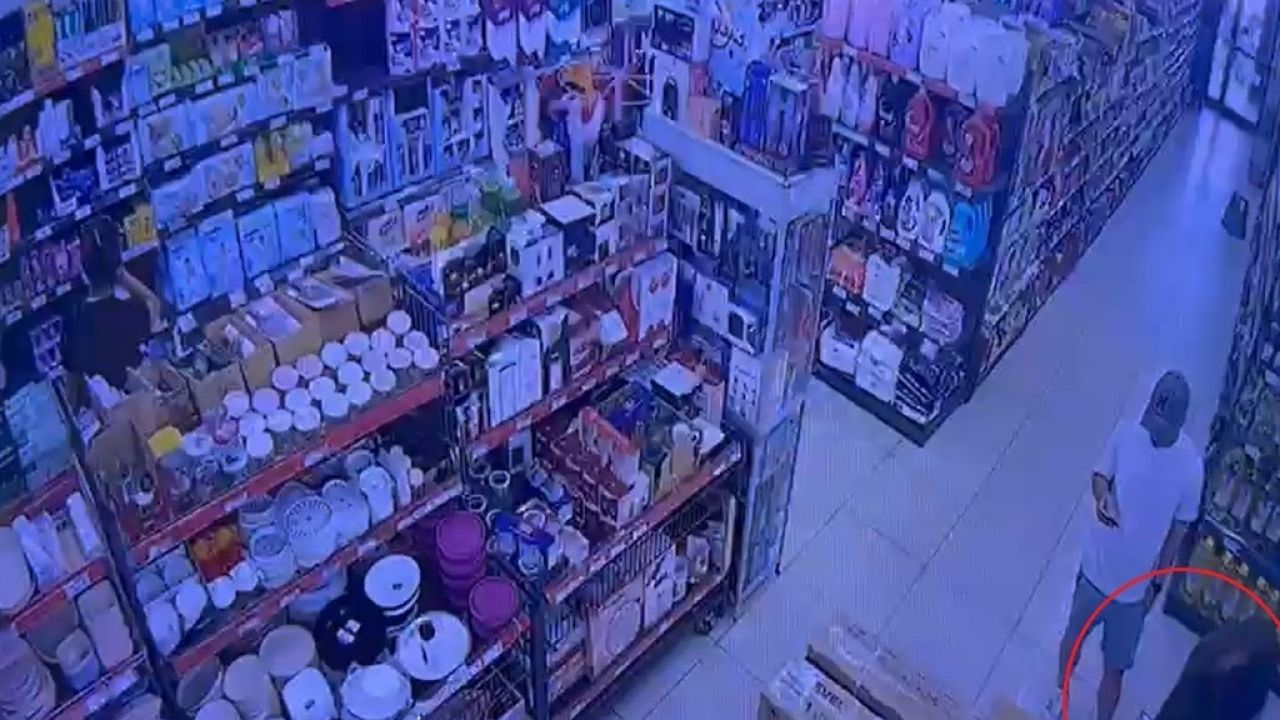 Zincir marketten televizyon çalan şüpheli tutuklandı