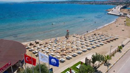 Ayvalık en fazla Mavi Bayraklı plaj sahibi ilçe ünvanını korudu
