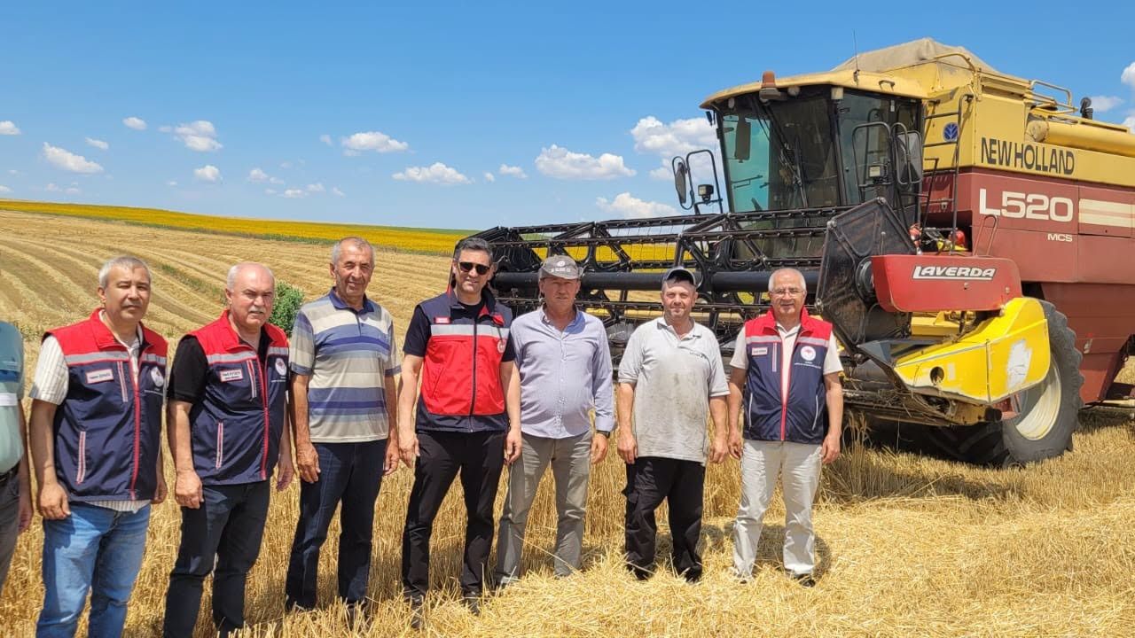 BUGEM Tarım Havzaları Daire Başkanı Yeniay, Edirne'de üreticilerle buluştu