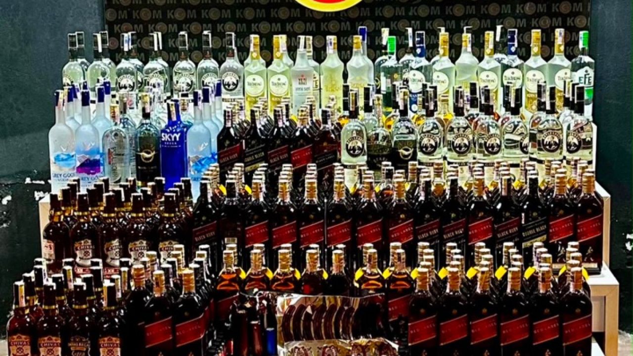 Bursa’da 297 şişe sahte alkollü içki ele geçirildi; 1 gözaltı