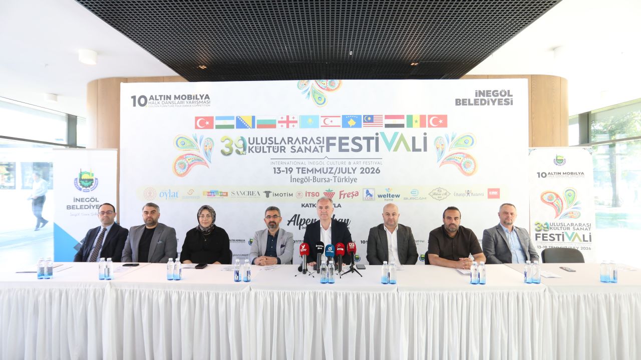 İnegöl’de 39’uncu Uluslararası Kültür Sanat Festivali başlıyor