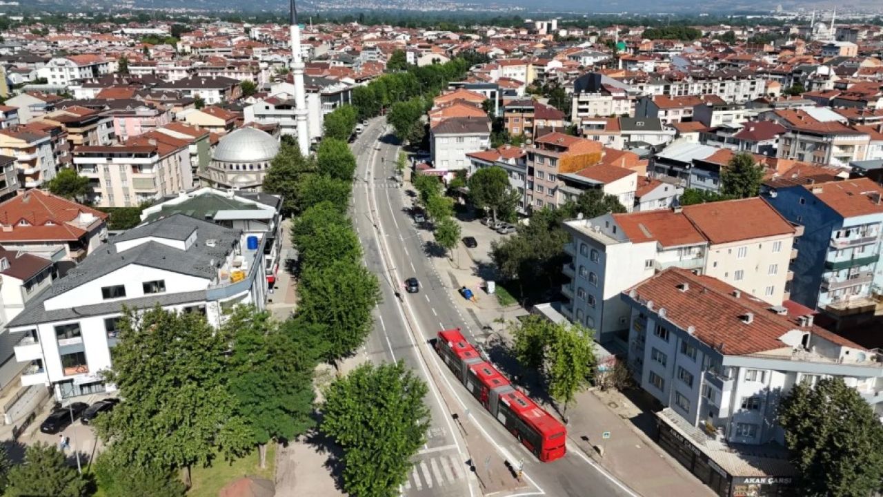 İnegöl’de metrobüs için test sürüşü yapıldı