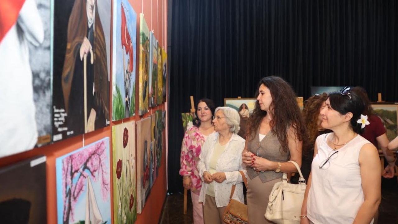 OSMEK kursiyerlerinin eserleri Panorama 1326’da sanatseverlerle buluştu